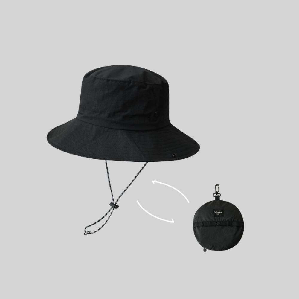 Waterproof Foldable Bucket Hat UPF 50+ Anti-UV Sun Hats Portable Wide Brim Sun Hat  for Men Women