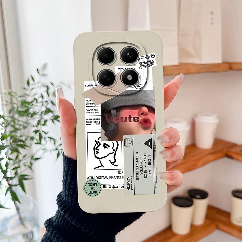 For Xiaomi Redmi Note 15 Pro Plus Phone Case Cool Astronaut Funda For Redmi Note15 Pro 4G 5G Soft Liquid Silicone Back Cover