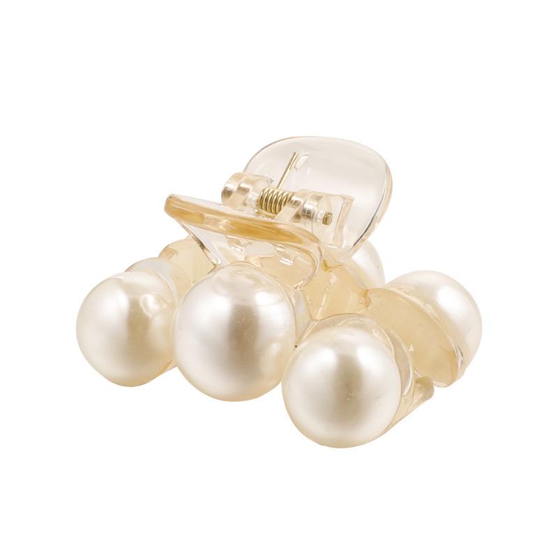 Korean Elegant Pearl Hair Clip - Small, Cute, Exquisite for Face Washing & Back of Head Hair Accessories.