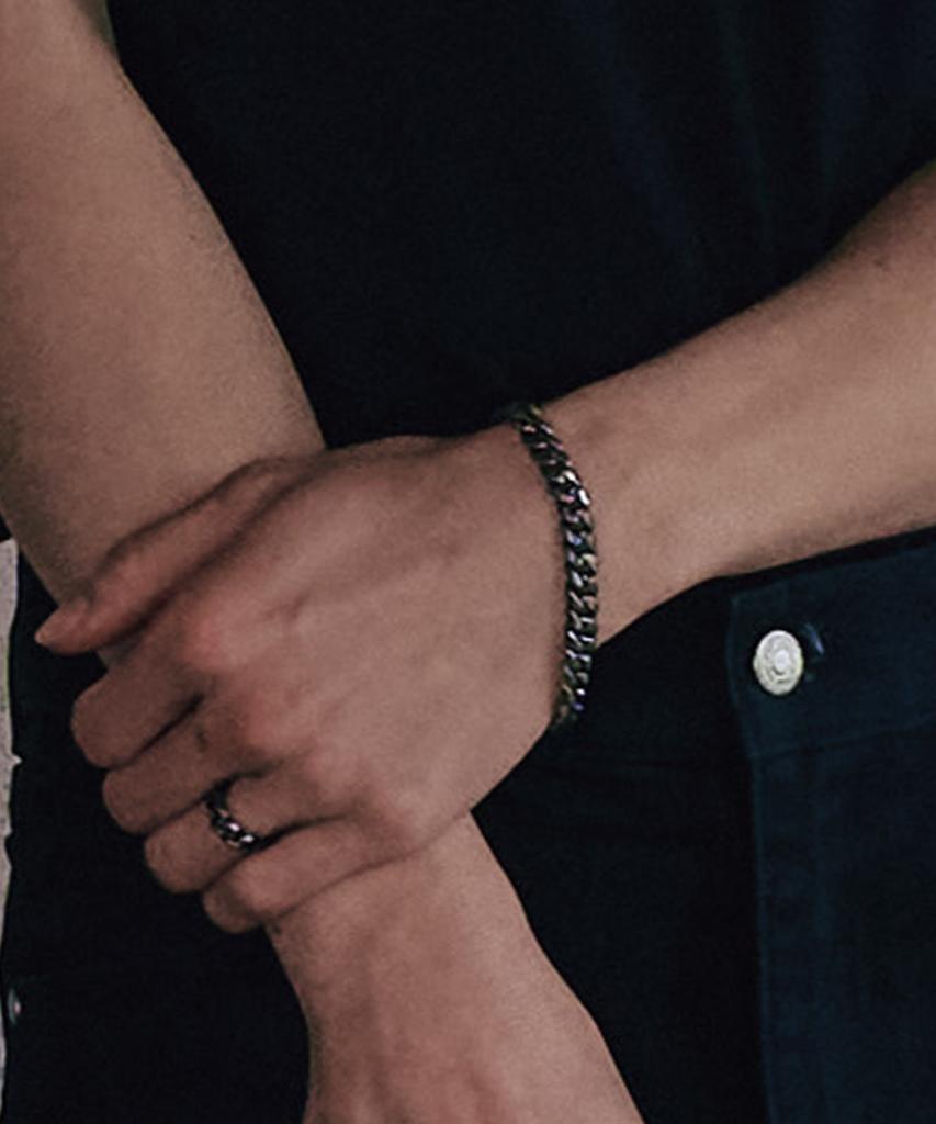 St.Scott London Magnus Steel Chain Bracelet (2 Types) / Stj-Sb3004
