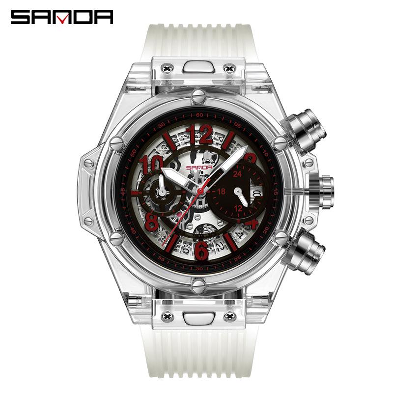 Sanda 7039 Luminous Men s Calendar Watch - Trendy, Creative  Stylish.