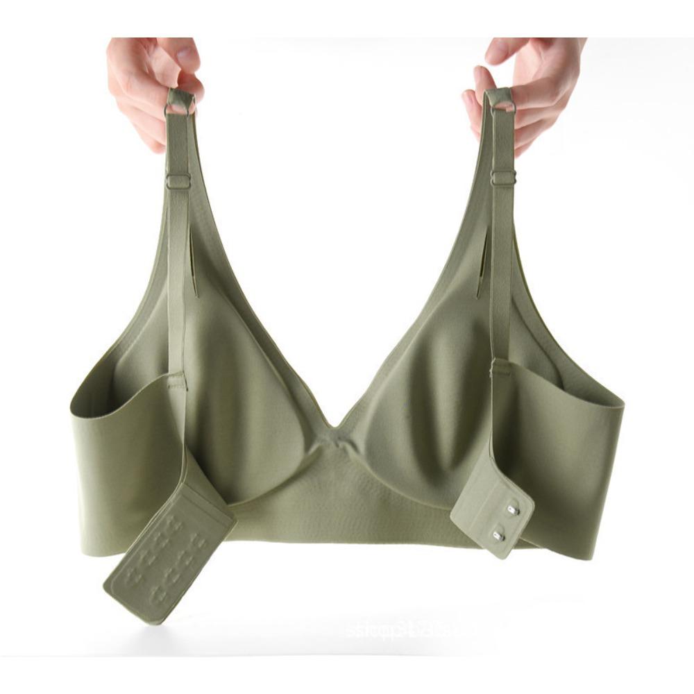 Women Leopard Print Sexy Wireless Bra, Soft Skin-Friendly Anti-Sagging Comfortable Lingerie