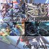 Hot DIY Strike Freedom Gundam Card Game Mat Single Player Anime Desk Pad for Kids Design Toy Gift Waterproof Thicken