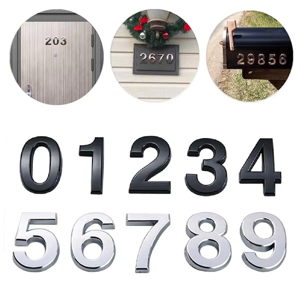Adesivi Numeri 3D Autoadesivi Segno Targa Numero Porta Stanza Casa per Casa Appartamento Armadio Tavolo Cassetta Postale Numeri Porta 2026