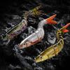8 Segments 10cm Sinking Wobblers Vibrating Jointed Crankbait Prmeium Hard Vibrating Lures Trolling