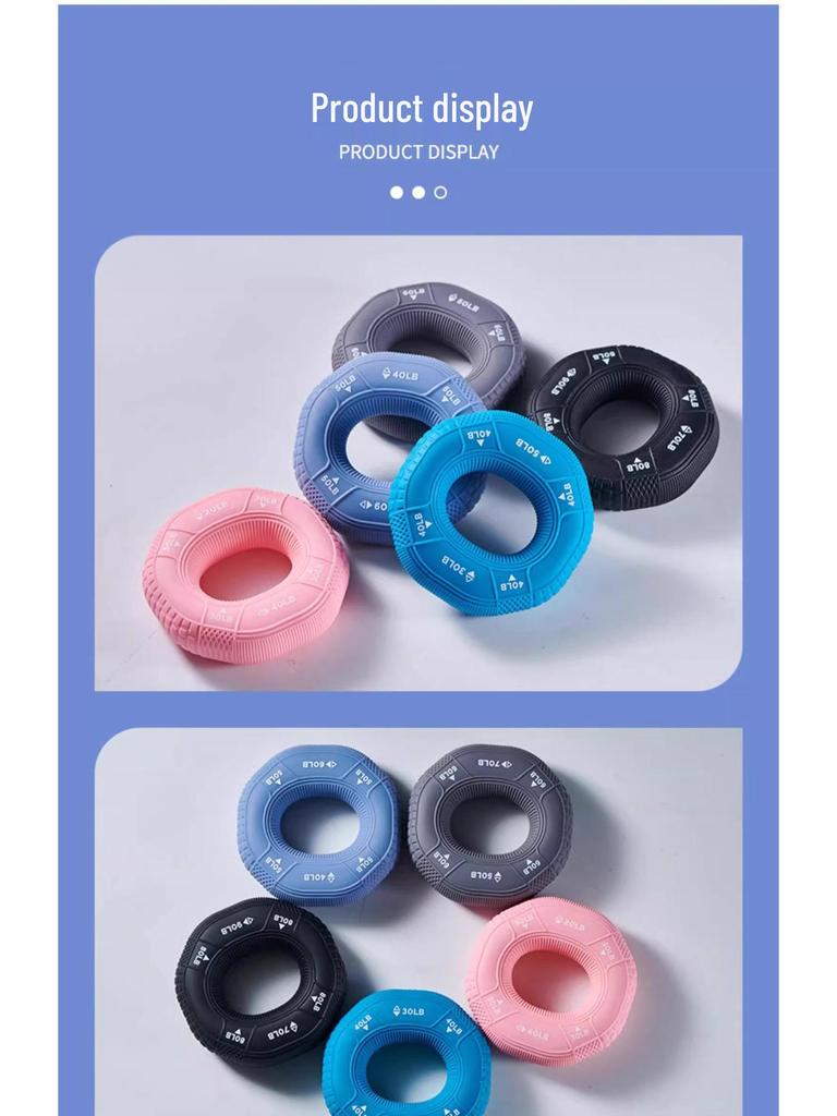 Specjalny dla nowicjuszy: 5 Juanów Rabatu - Silikonowy Pierścień Chwytny do Treningu Siły Ramion i Dłoni