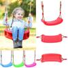 Plastic Children'S Swing With Hanging Rope Adjustable Height Swing Easy Install Multicolor Sitting Board Swing