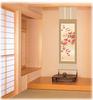 Hanging scroll Takeyo Flowers and Birds of the Four Autumn leaves and small birds and bird hanging Tamura, Seasons/Autumn (flower painting, scroll)
