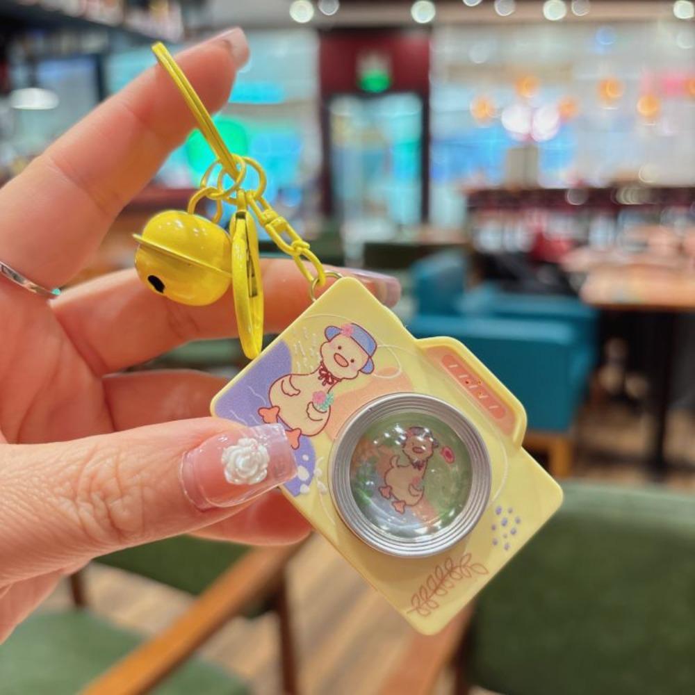 Simulation Camera Mini Camera Keychain Film Straight Out Car Key Chain  Girls Gifts