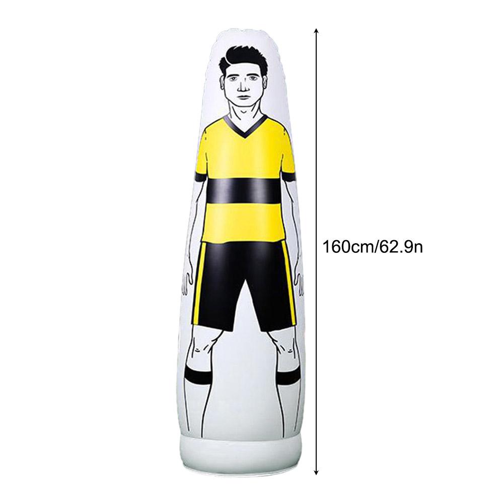 160CM Inflatable Football Training Goal Keeper Portable Footabll Free Kick Training Barrier Dummy for Free Kicks Training