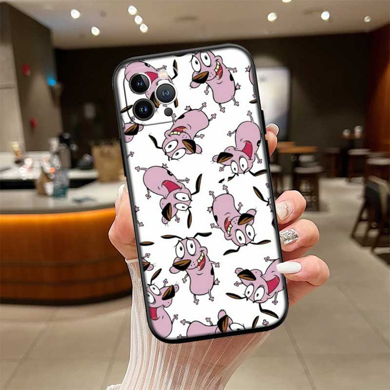 RE15 C-Courage C-Cowardly D-Dog New High-End Shell Phone Case for OPPO A3 Pro A72 A74 A76 A77 A77S A78 A79 A94 A95 A18 A40M A58