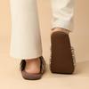 Fashion 2025 Winter New Cotton Slippers Cover Toe Ethnic Style Women's Home Indoor Slippers Large Size Slip On Comfy Women Flat Shoes