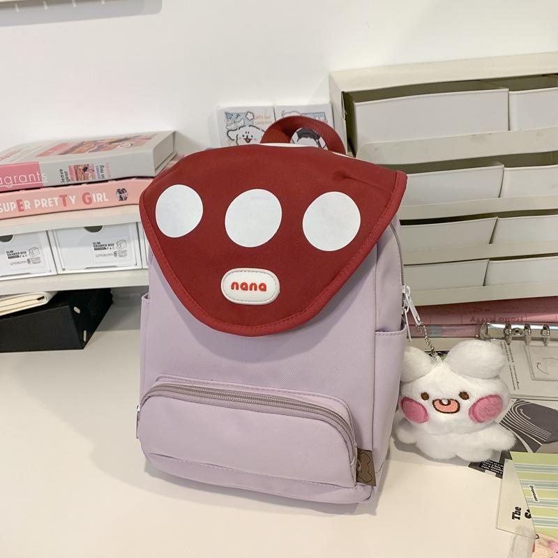 Süßes Dopamin-Mädchen Pilz kleiner Rucksack Studenten-Reisetasche 2025 neuer Rucksack Reiserucksack