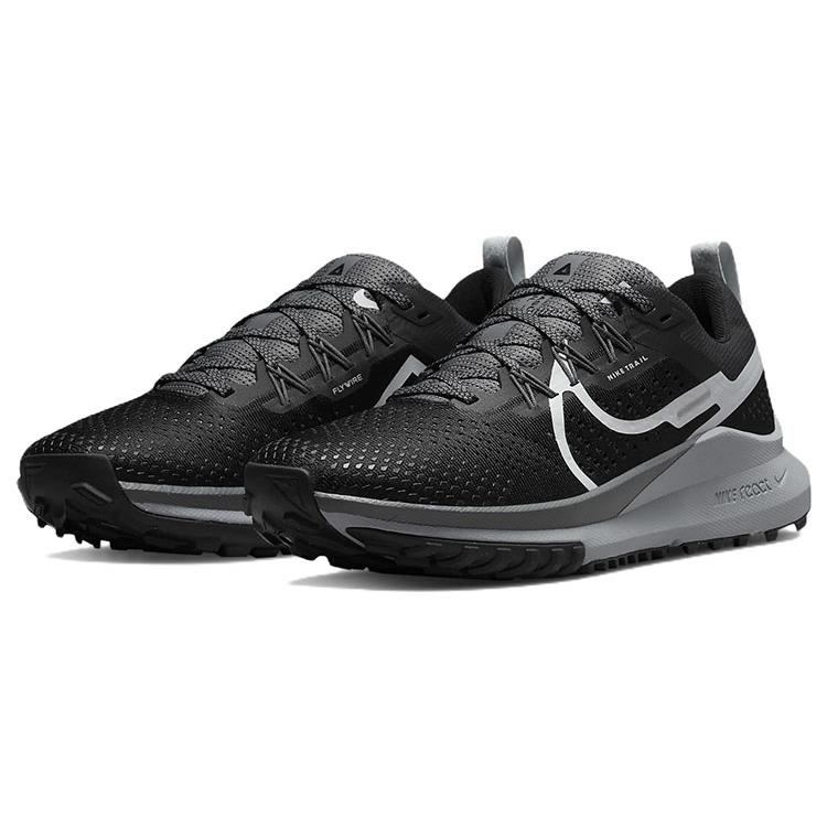 New Nike React Pegasus Trail 4 Black Dark Grey Women's DJ6159-001
