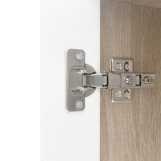 Bathroom Sink Cabinet with Drawer Modern Natural White Wood Grain Heavy Duty Lavatory Wall Mount Wash Basin Vanity Cabinet