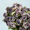 15 Heads Simulation Flower Rose Multicolor Decorative Flower Creative Faux Flower  Party Supplies