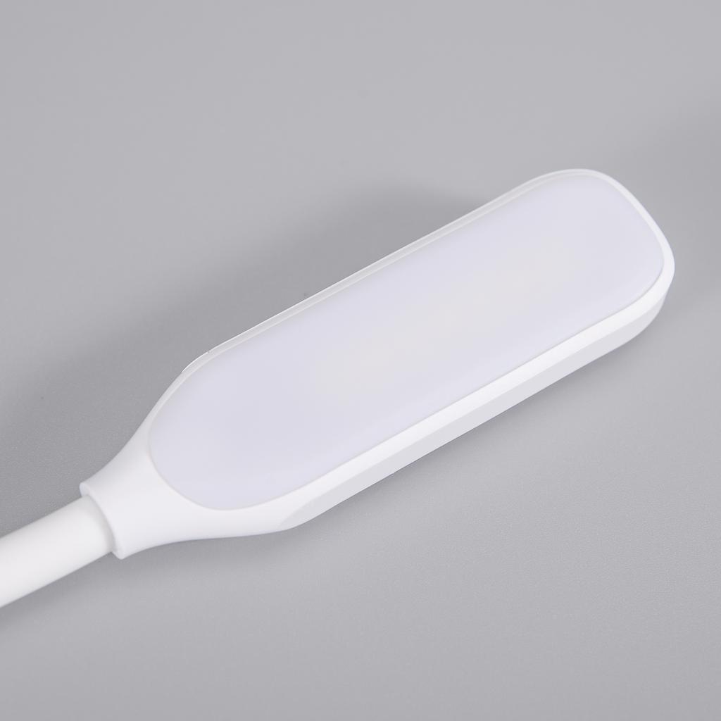 Third Gear Dimming Modes 7 LEDs USB Rechargeable 1W Large Powerful Clip Range Mini LED Reading Light For