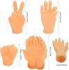 ZIOYA 18 Pieces Mini Tiny Hands Finger Puppets Set, Ideal for Kids Toys, Pet Parties, Halloween Tricks and Pranks