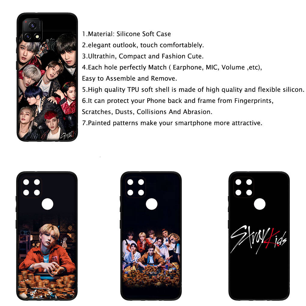 Cover for iPhone 17 16 15 Xiaomi Poco Redmi Note 14 13 12 11 Pro Max 9 16e Samsung Galaxy S25 S24 S23 OPPO Huawei Stray SKZ Kids Kpop Phone Case