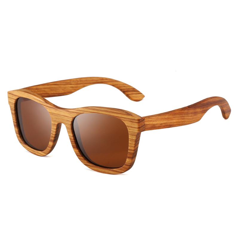 Retro Square Wooden Sunglasses UV400 Vintage Fashion for Women Men Luxury Brand Sun Glasses Outdoor Shade Driving
