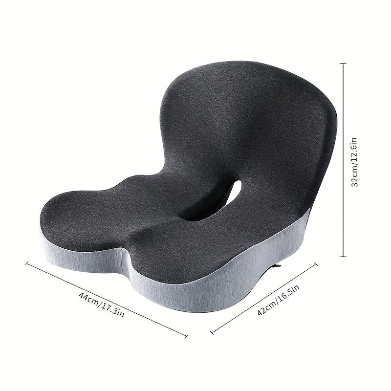 A Seat and Back Cushion Memory Foam Core for Soft Support Long-term Sitting Hip and Waist Cushion Breathable Cushion