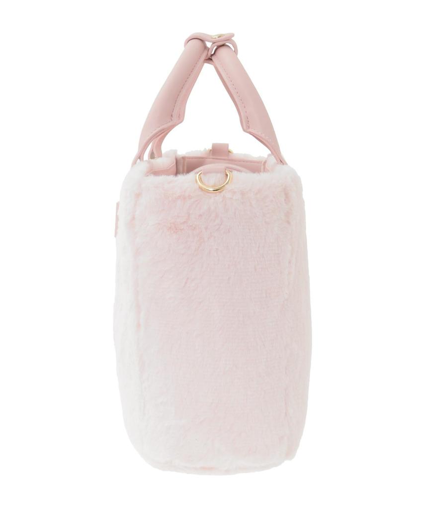 Maison de FLEUR Faux Fur Divided Size 08001036200 Bag, White, F, Handbag,