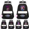Anime Cute K-Pop Printed Large Capacity Waterproof Backpack for Teenger Student Girl Boy Schoolbag Bookbag Kid Gift Women Travel Bag Mochila
