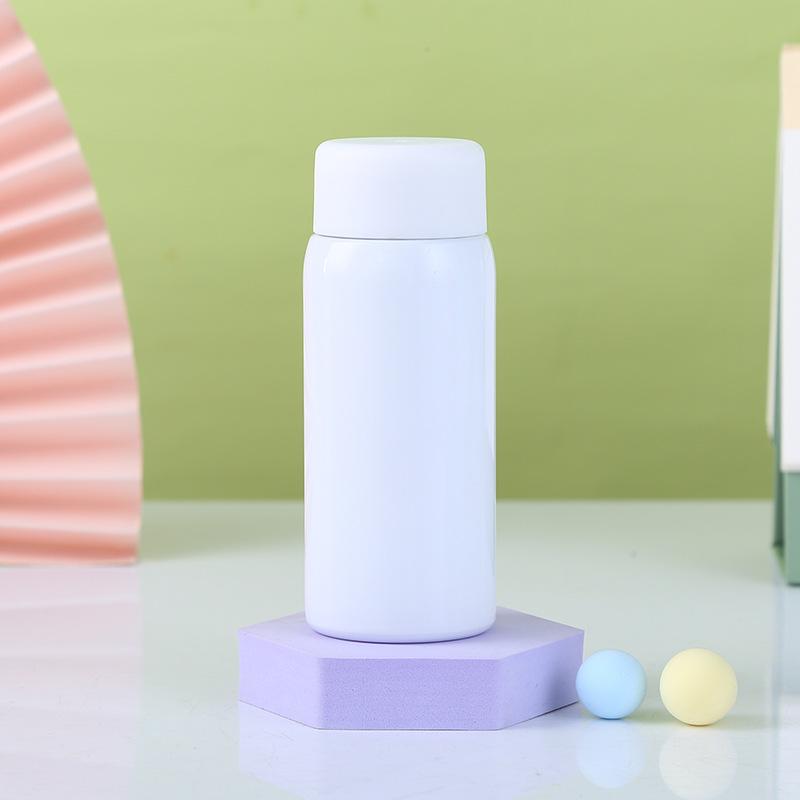 150ml Stylish Portable Stainless Steel Mini Thermos Cup for Women Creative Cute Travel Water Bottle Fashion Pocket Insulated Mug