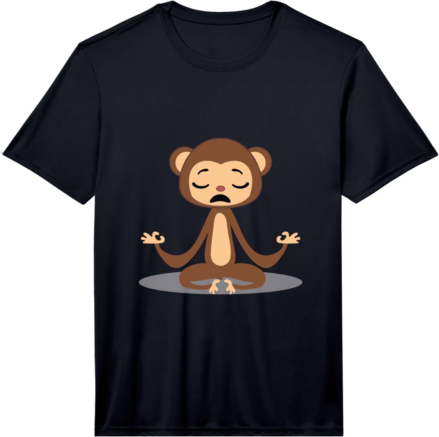 Meditating Yoga Monkey - Funny Spirituality Gift Performance T-Shirt Unisex T-Shirt XXXL