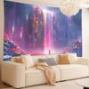 Beautiful Waterfall Scene Digital Printing Polyester Wall Hanging Tapestry Decorative Living Room Bedrooms Background Gift