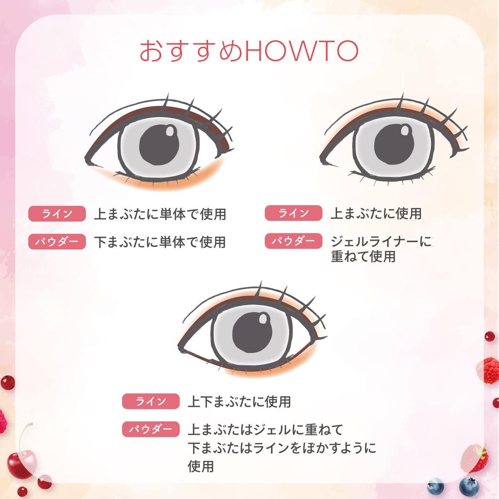 Blend Berry Sparkle Creator 003 Berry Eye Color Eyeliner by KOSE (Burgundy & Soda)