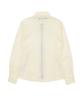 WELLBEING EXPRESS Nylon Pocket Zip Up Shirt Ivory