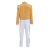Queen Freddie Mercury Iconic Yellow & Black Stage Costume - 70s Vintage Rock Legend Revivalx