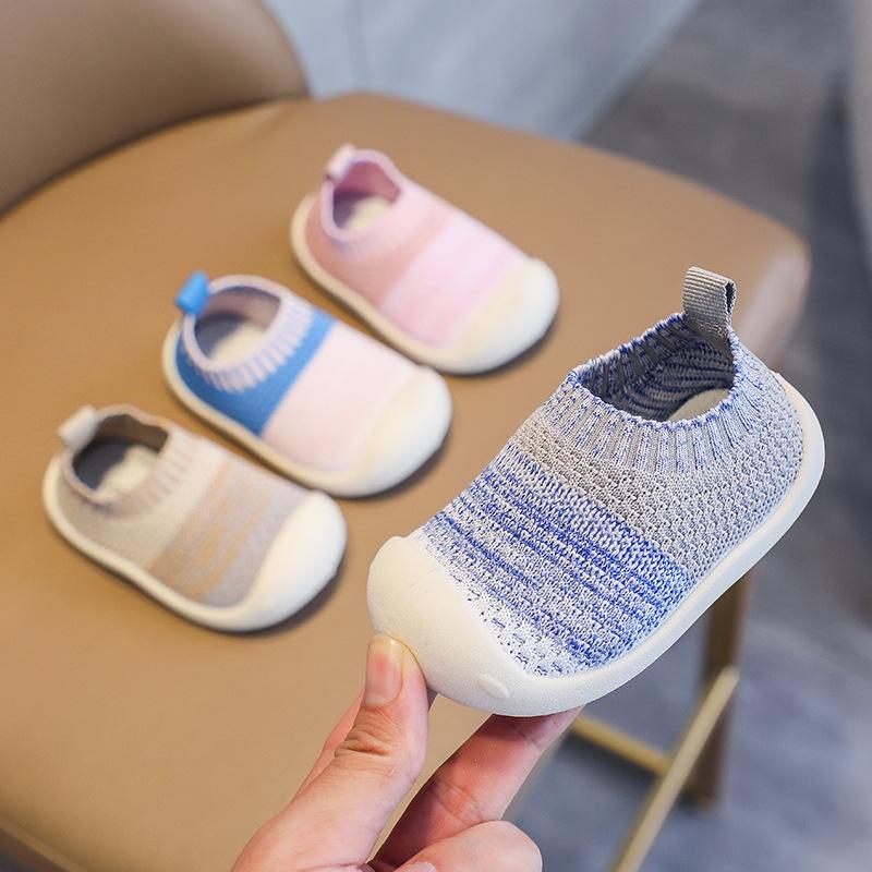 

Весенне-осенняя детская обувь для малышей, вязаная, для мальчика, с нескользящей мягкой подошвой 17 Size (53.4mm / 2.1in)