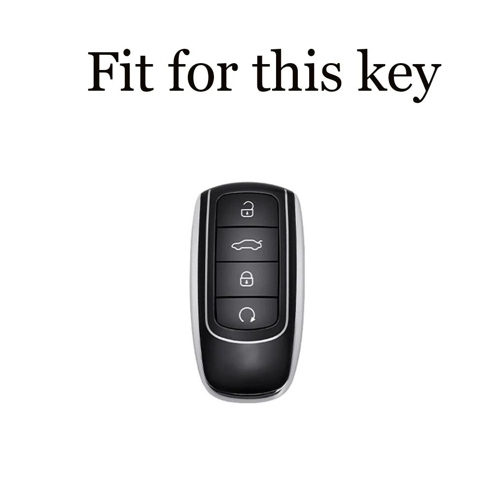 Modne Etui na Kluczyk Samochodowy z TPU Pokrowiec Do Chery Tiggo 8 Pro Tiggo 8plus Nowe 5 plus 7pro Ochronna Muszla na Kluczyk Samochodowy Akcesoria do Breloka