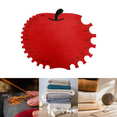 Outil de mesure de jauge de tricot au Crochet, épingles flexibles, robustes, amusantes et mignonnes