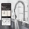 Rongshida Stainless Steel Pull-Out Kitchen Faucet