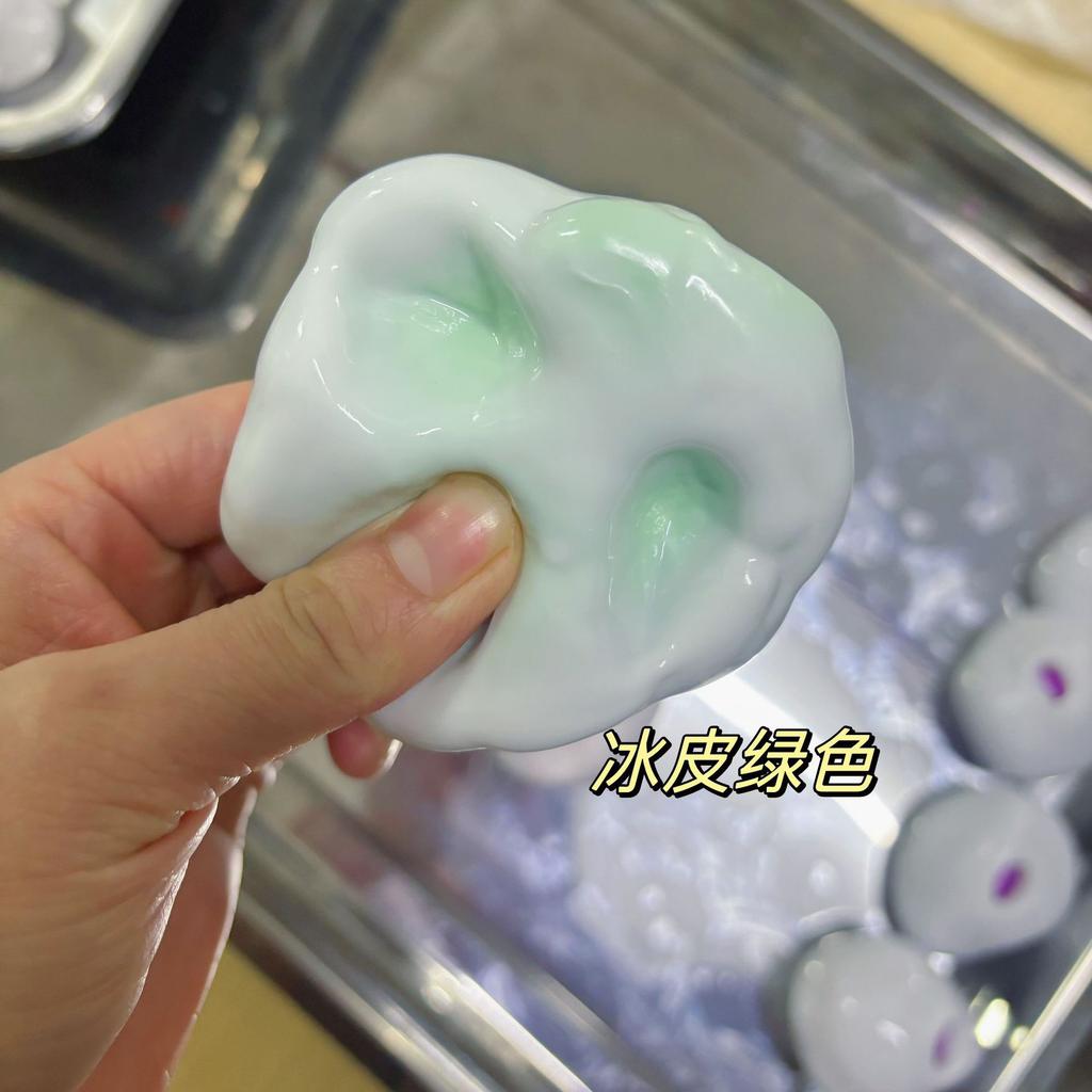 Relax Ball Squishy Toys Plasticity Ice Skin Super Soft Ultra-Thin Sticky Handmade Ball Light Squeez Stress Relieving Toys
