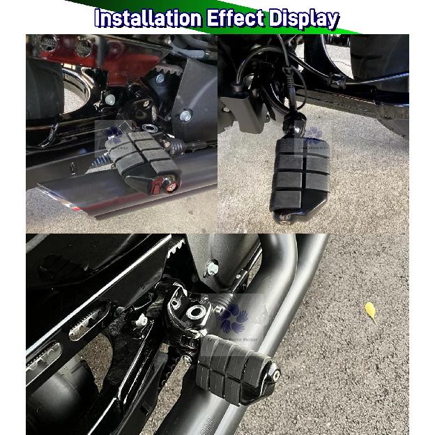 2014-2022 Passenger Pedal Footrest Mount Kit Motorcycle Rear Foot Pegs For Harley Sportster 48 XL1200 Iron 883 Roadster SuperLow