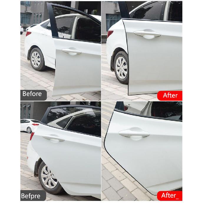 Car Door Edge Scratch Protector Strip Guard Trim Auto Door Anti Collision Strip Doors Moldings Adhesive Scratch Protector Interior Mirrors 6