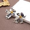 Elegant Irregular Flower Earrings: Luxurious, Versatile, High-End Design for Women