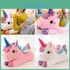 Luxuriously Soft Large Galaxy Unicorn Plush Toy Bed Pillow For Kids And Girls