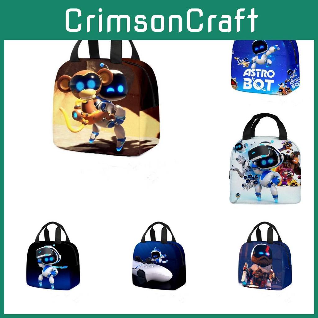Universe 3d Robot Astro Bot Handbag Insulated Bag Cooler Capacity Lunch Bags
