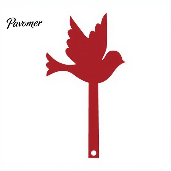 Einfache Installation Briefkasten Schild Eisen Flagge, Metall Fliegender Vogel Form Briefkasten Pfahl Rotes Dekorationsschild, Dekorative Flaggen Ersatz für Außen Garten
