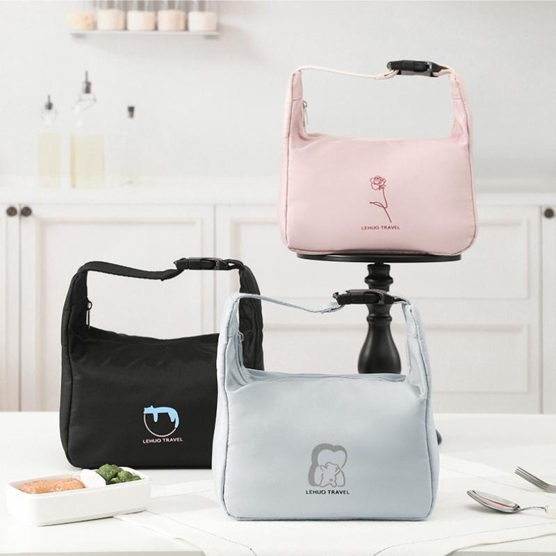 1 Stück Lunchpaket Isoliert Bento-Tasche Aluminiumfolie Lunchbox Kühlbeutel Tragbar Abendessen Picknick Lebensmittelaufbewahrung Handtasche Lunchtaschen