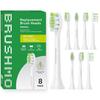 Perie compatibilă Brushmo pentru periuța de dinți electrică Philips Sonicare, cap de înlocuire DiamondClean premium, mărime normală, 8 bucăți.