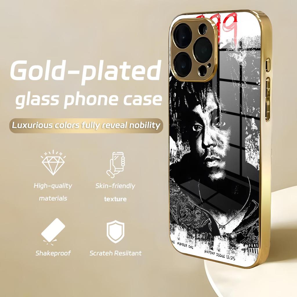 Juice cool 999 wrld Mode Design ins Für iPhone17 16 16e 15 14 13 12Plus Mini Pro Max Galvanisiertes Glas Handyhülle
