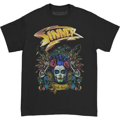 T-shirt Sinner Sinner Tequila pour homme Noir