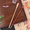 Japansk Träsked med Långt Handtag för Matlagning Honung Socker Te Kaffe Rörning Liten Dessert Dryck Hushållssked