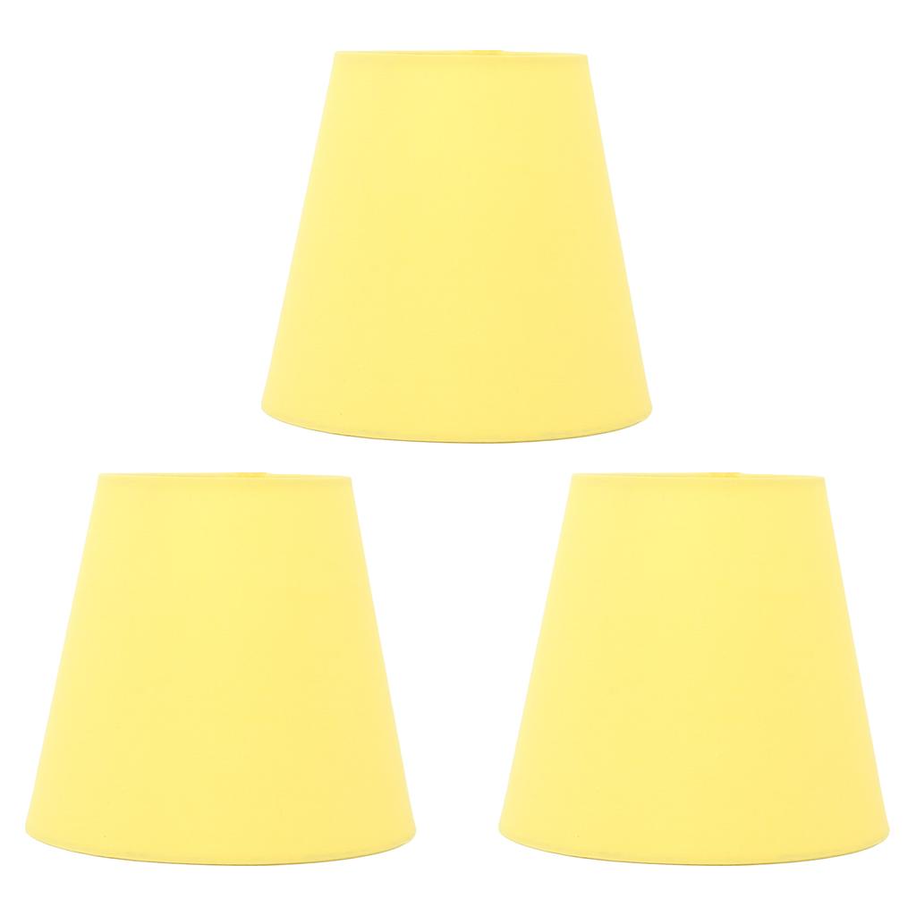 3pcs Cloth Fabric Lampshade Innovative E14 Intervention Type Modern Fabric Lampshade Dust Cover for